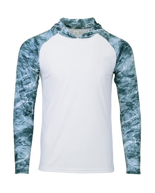 Paragon 241P Biloxi Performance Colorblocked Hoodie #color_Spindrift