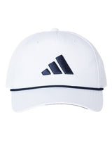 Adidas A3001S Sustainable Five-Panel Tour Cap #color_White