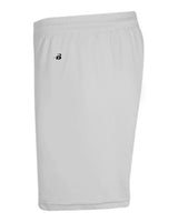 "Badger 4146 B-Core 5" Pocketed Shorts #color_Silver"