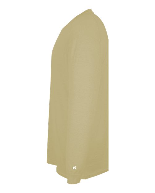 Badger 4944 Triblend Performance Long Sleeve T-Shirt #color_Vegas Gold Heather