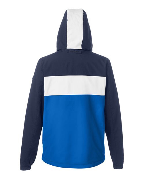 Nautica N17174 Unisex Windward Pullover Anorak #color_NAUTICA NVY/ ROY