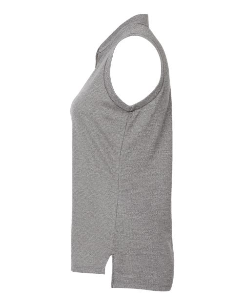Adidas A1001 Women's Ultimate365 Textured Sleeveless Shirt #color_Charcoal