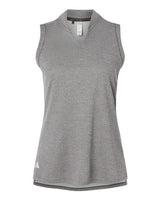 Adidas A1001 Women's Ultimate365 Textured Sleeveless Shirt #color_Charcoal