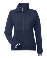 Nautica N17387 Ladies' Navigator Full-Zip Jacket #color_NAUTICA NAVY