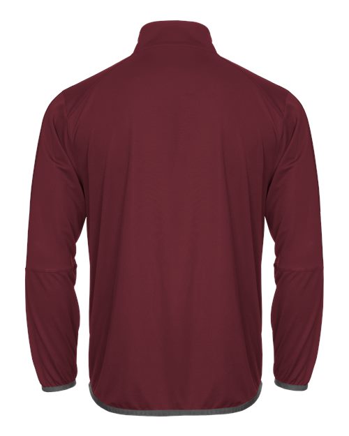 Badger 7721 Blitz Outer-Core Jacket #color_Maroon/ Graphite