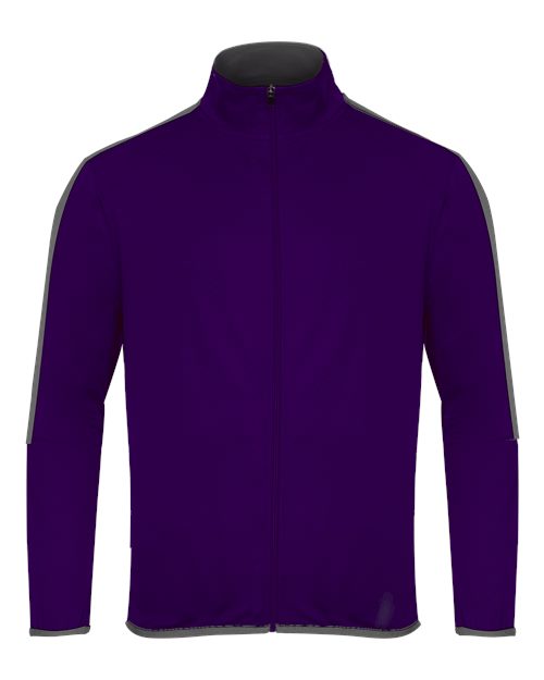 Badger 7721 Blitz Outer-Core Jacket #color_Purple/ Graphite