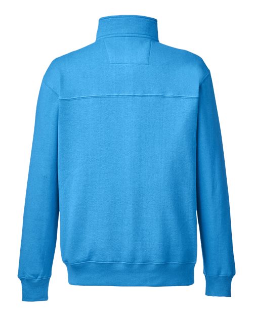 Nautica N17176 Men's Anchor Quarter-Zip Pullover #color_AZURE BLUE