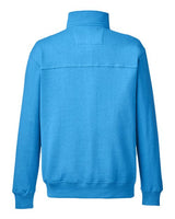 Nautica N17176 Men's Anchor Quarter-Zip Pullover #color_AZURE BLUE
