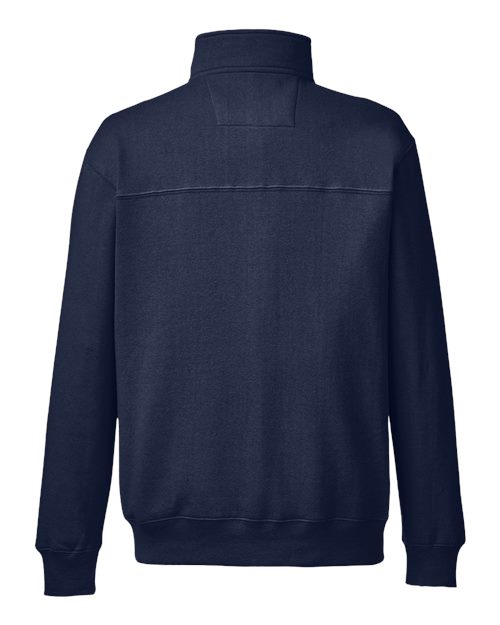 Nautica N17176 Men's Anchor Quarter-Zip Pullover #color_NAUTICA NAVY