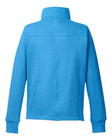 Nautica N17397 Ladies' Anchor Quarter-Zip Pullover #color_AZURE BLUE