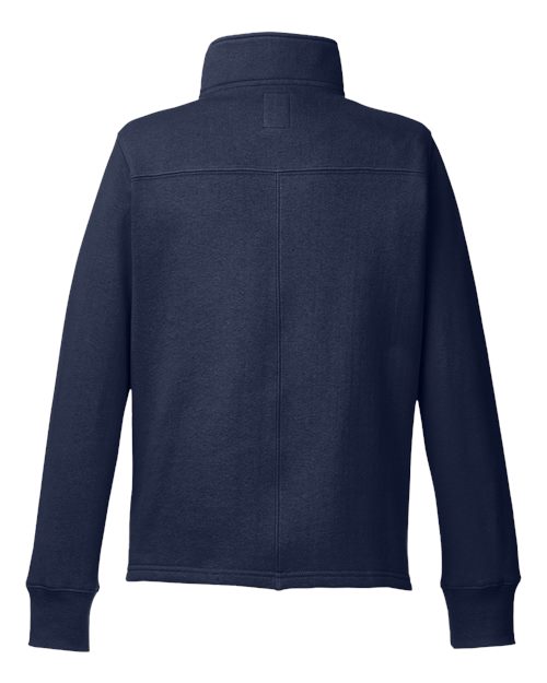 Nautica N17397 Ladies' Anchor Quarter-Zip Pullover #color_NAUTICA NAVY