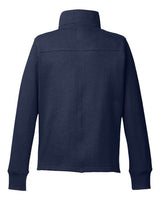 Nautica N17397 Ladies' Anchor Quarter-Zip Pullover #color_NAUTICA NAVY