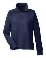 Nautica N17397 Ladies' Anchor Quarter-Zip Pullover #color_NAUTICA NAVY