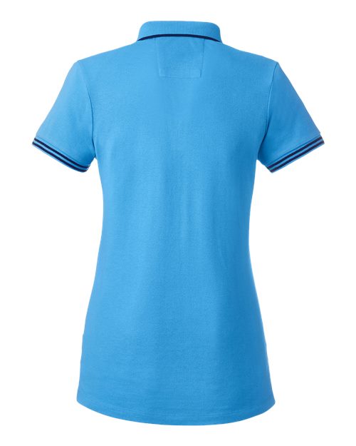 Nautica N17168 Ladies' Deck Polo #color_AZURE BLUE