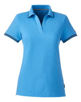 Nautica N17168 Ladies' Deck Polo #color_AZURE BLUE