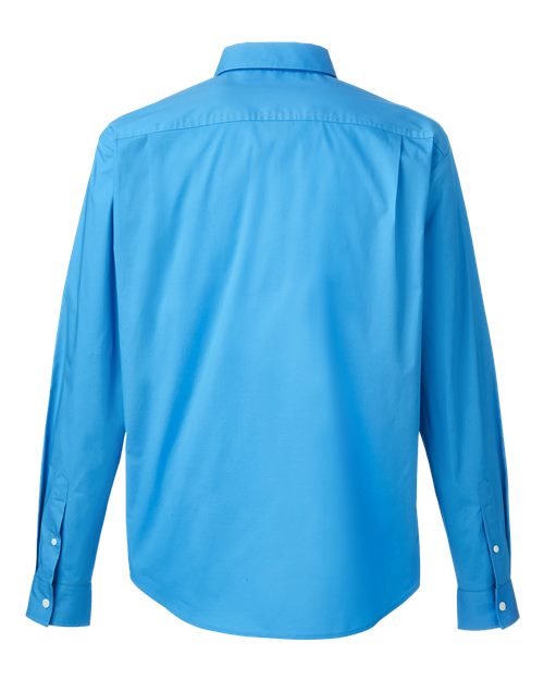 Nautica N17170 Men's Staysail Shirt #color_AZURE BLUE