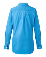 Nautica N17289 Ladies' Staysail Shirt #color_AZURE BLUE