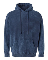 Dyenomite 854MW Premium Fleece Mineral Wash Hooded Sweatshirt #color_Midnight