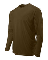 Paragon 210 Long Islander Performance Long Sleeve T-Shirt #color_Coyote Brown