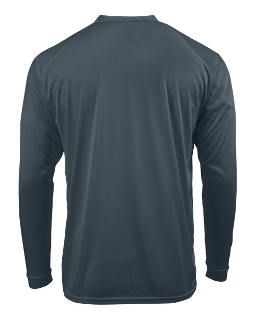 Paragon 210 Long Islander Performance Long Sleeve T-Shirt #color_Graphite