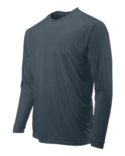 Paragon 210 Long Islander Performance Long Sleeve T-Shirt #color_Graphite
