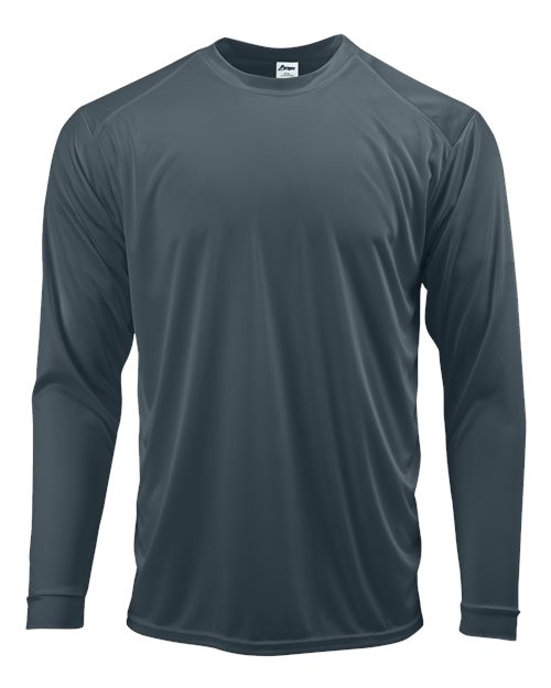 Paragon 210 Long Islander Performance Long Sleeve T-Shirt #color_Graphite
