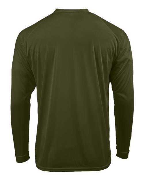 Paragon 210 Long Islander Performance Long Sleeve T-Shirt #color_Olive Green