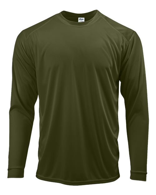 Paragon 210 Long Islander Performance Long Sleeve T-Shirt #color_Olive Green