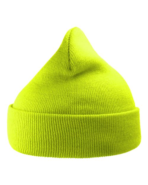 ""Atlantis Headwear WIND Sustainable 12" Knit" #color_Yellow Fluorescent"