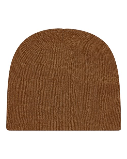"CAP AMERICA TKN28 USA-Made 8 1/2" Beanie #color_Cider"