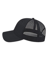 CAP AMERICA x800 X-tra Value Polyester Trucker Cap #color_Black/ Black