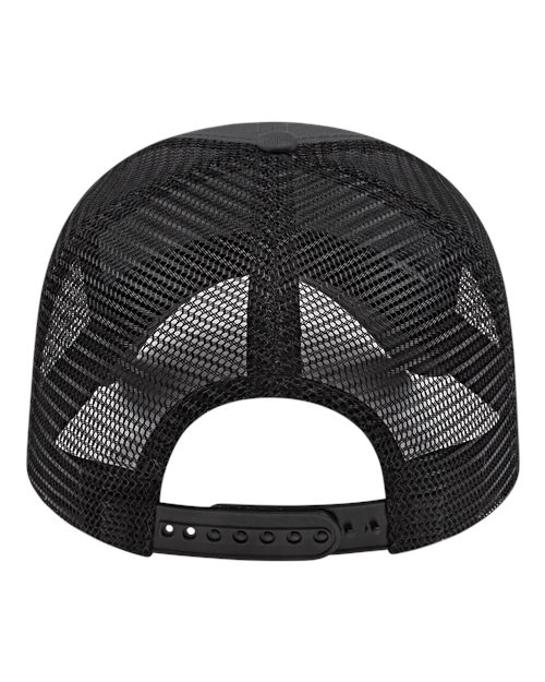 CAP AMERICA x800 X-tra Value Polyester Trucker Cap #color_Charcoal/ Black