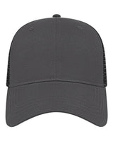 CAP AMERICA x800 X-tra Value Polyester Trucker Cap #color_Charcoal/ Black