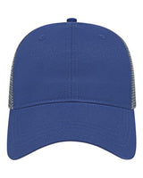 CAP AMERICA x800 X-tra Value Polyester Trucker Cap #color_Royal/ Charcoal