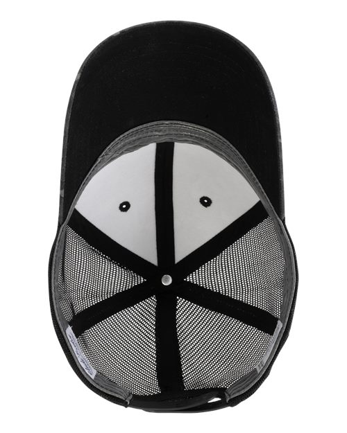 Infinity Her CHARLIE Women's Modern Trucker Cap #color_Black Leopard/ Black