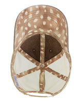Infinity Her TESS Women's Washed Mesh-Back Cap #color_Chocolate/ Fawn/ Khaki