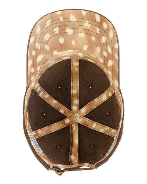 Infinity Her CASSIE Women's Pigment-Dyed with Fashion Undervisor Cap #color_Chocolate/ Fawn