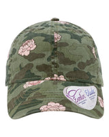 Infinity Her HATTIE Women's Garment-Washed Fashion Print Cap #color_Floral Camo