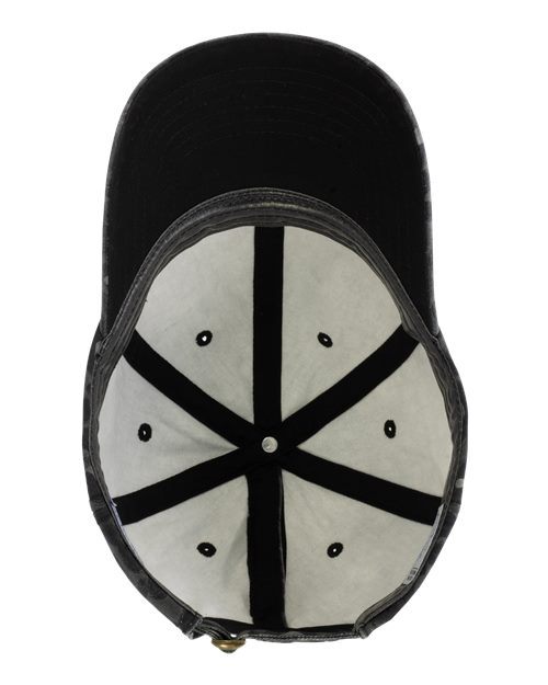 Infinity Her HATTIE Women's Garment-Washed Fashion Print Cap #color_Black Leopard