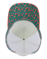 Infinity Her ROSIE Women's Foam Trucker Cap #color_Ivory/ Sherbert/ White/ Floral