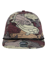 Imperial DNA014 The Golden Hour Cap #color_Olive Green/ Tan