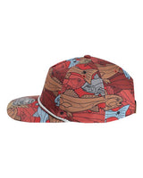 Imperial DNA014 The Golden Hour Cap #color_Red/ Tan