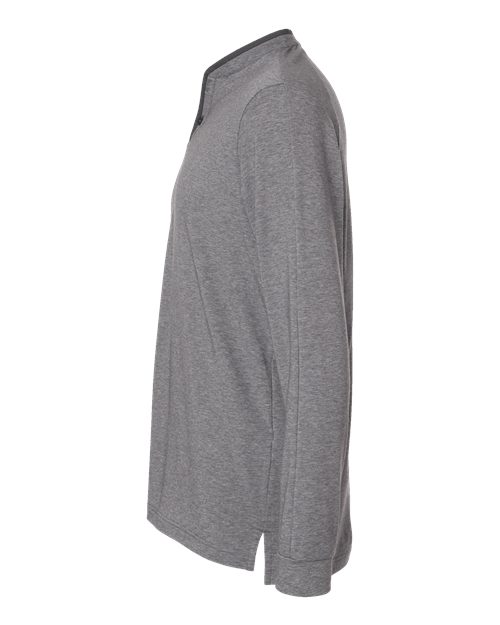 Adidas A597 Henley Long Sleeve Tee #color_Grey Five Melange