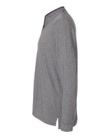 Adidas A597 Henley Long Sleeve Tee #color_Grey Five Melange