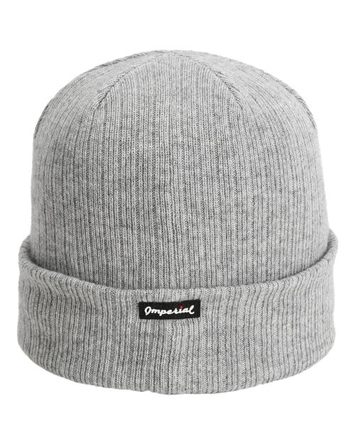 Imperial 6012 The Edelweiss Cuffed Beanie #color_Fog
