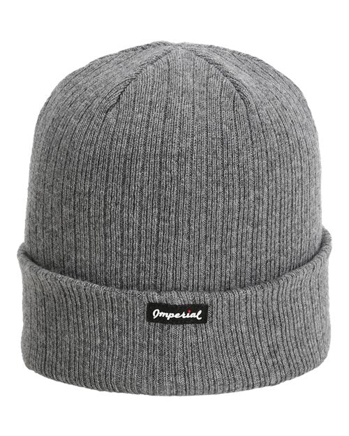 Imperial 6012 The Edelweiss Cuffed Beanie #color_Graphite