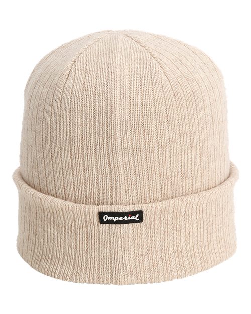 Imperial 6012 The Edelweiss Cuffed Beanie #color_Sand