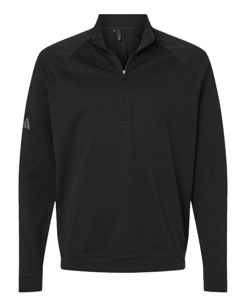 Adidas A598 Club Quarter-Zip Pullover #color_Black