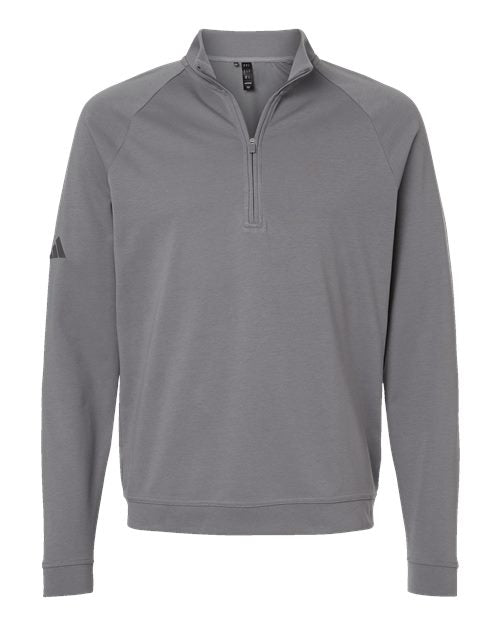 Adidas A598 Club Quarter-Zip Pullover #color_Grey Three