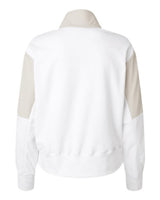Adidas A601 Women's Fleece Quarter-Zip Pullover #color_Alumina